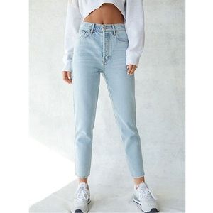 PacSun Light Blue Ultra High Waisted Slim Fit Jeans. Size 28